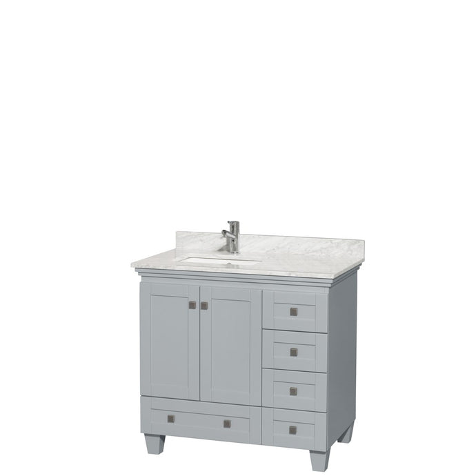 Acclaim Single Bathroom Vanity - Oyster Gray
