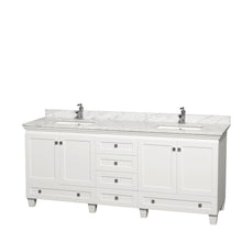 Load image into Gallery viewer, Acclaim Double Bathroom Vanity - White
